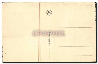 Palácio de St. George — Le Zoute — editor J. Tull, Bruxelas — Verso