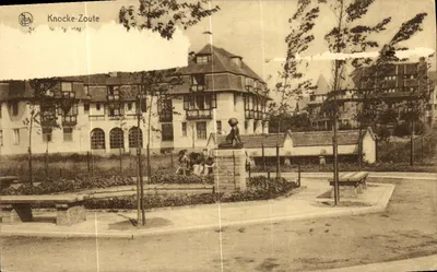 Bilhete postal antigo Knocke Zoute
