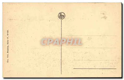 Knocke-Zoute — A Igreja — N. Leis, Bruxelas, Série 17, N° 82 — Verso