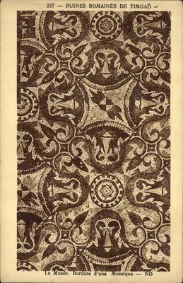 Ruínas romanas de TimgaD — Mosaico do Museu — n°237