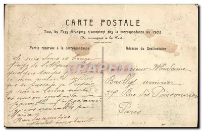 Algier — Pałac Konsularny i Schody Pêcherie — Fot. Leroux Algier — Rewers