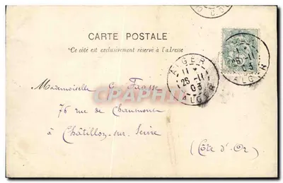 ALGER — Kasbah — Rue de la Mer Rouge — Fot. Leroux, Elger — Rewers