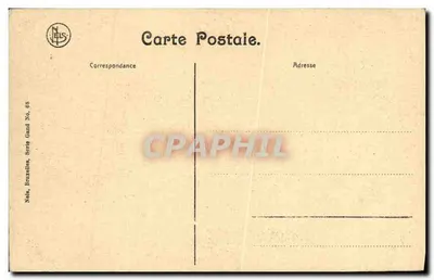 Gand — Casa dei Cisserands con torre rotonda — Nels, Bruxelles, Serie No. 68 — Verso