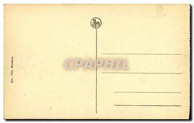 Gand — Zamek Władcy — wydawca Thilli, Bruksela — Rewers