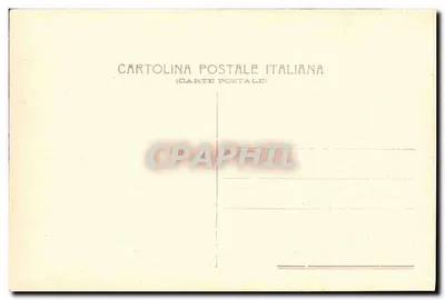 Roma - Piazza del Popolo — vista com o obélisco e as duas igrejas — Cartolina Postale Italiana — Verso