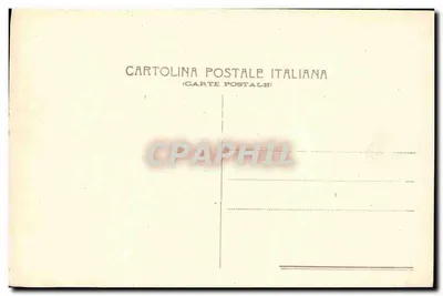 Antieke ansichtkaart Italiaanse — uitgever Cartolina Postale Italiana — serie-nummer niet zichtbaar — Achterkant