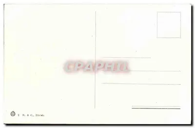 Genova - L'Acquasola — widok panoramiczny z pomnikiem jeździeckim i statuą na kolumnie — Rewers