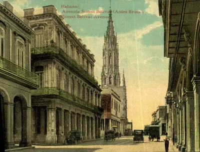 Habana: Avenida Simon Bolivar (Antes Reina.) — Edição Jordi, n° 104