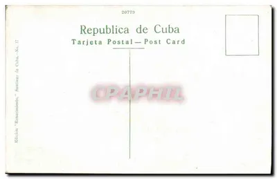 Clube Náutico, Santiago de Cuba — editor 'Renacimiento', n° 20779 — Verso