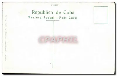 Punta Blanca, Santiago de Cuba — vista do porto com barcos e trem — Edição 'Remedimento', Santiago de Cuba, n° 21830N — Verso