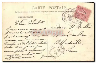 Plombières-les-Bains — Ogólny widok z północy — Grand Bazar, Plombières — Rewers