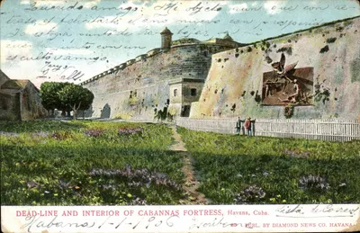 Interior do Forte Cabanas — Havana, Cuba — editor Diamond News Co. Havana