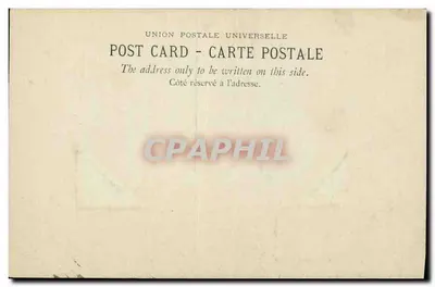 Bilhete postal antigo Chinês Luta com Espadas China China Luta com Espadas — Verso