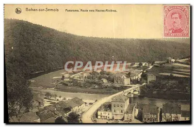 Bohan-sur-Semois — Panorama, Estrada para Hautes-Rivières — Edição Parizel-Bertholet, Bohan