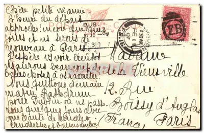 Castelo de Desmond, Tralee — ruínas e ponte — editor J. W. B. Ltd, n° 47627 — Verso