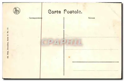 Arlon - O Castelo e o Parque do Bois d'Arlon — Ed. Nels, Bruxelas, Série 51, No. 51 — Verso