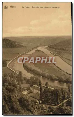 La Meuse — Vue prise des ruines de Pollvache — Houx