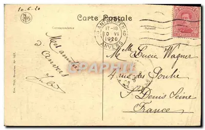 Antwerpia — Kalwaryjka kościoła św. Pawła — Wydawca Nels, N° 167 — Rewers