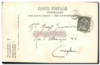 Anvers — La Borsa — editore anonimo, numero di serie non visibile — Verso