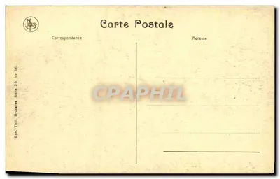 Anvers Le Parc — widok jeziora z kościołem w tle — wydawca Thill, Bruksela, seria 25, nr 56 — Rewers