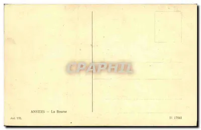 Anvers — Giełda — Ant. 132 — Rewers