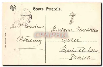 Bruges — Most Konia — wydawca Nels, Bruksela, seria 12, n°7 — Rewers