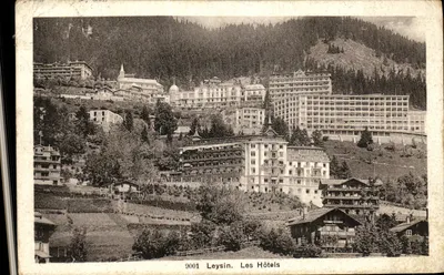 Leysin. Os Hotéis — 9001 — Casa B. Denéréaz, Lausana