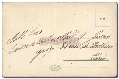 Beuthen O.-S. — Landratsamt — wydawca Kurnowenski, nr 1188 — Rewers