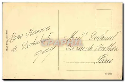 Leobschütz. Pejzaż — Adolph Reillé, wydawca — Rewers