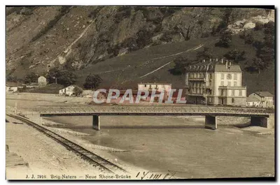 Brig-Naters — New Bridge over the Rhône — J. J. 7916
