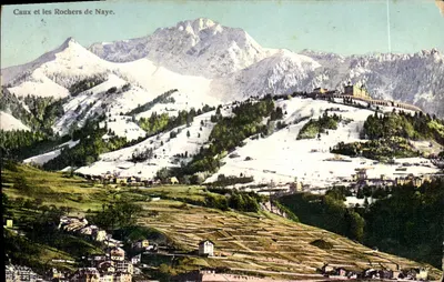 Caux and the Rochers de Naye — Edition Louis Burgy Lausanne, n°426