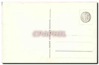 Les Avants i Sonloup — widok z lotnictwa — Société Graphique Neuchâtel — Rewers