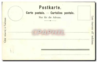Essertines s. Rolle — widok ulicy z domem i brukowaną aleją — wydawca nieznany — Rewers