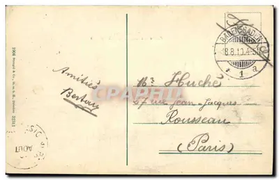 Baden-Baden — Hotel Stephanie — wydawca Paris a. d. Oos m. — Rewers