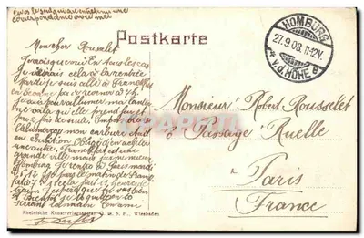Bad Homburg v. d. Höhe — Kurhaus, Terrasa — Rheinische Kunstverlagsanstalt — Rewers