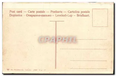 Ruínas de Drachenfels com vista para Königswinter e o rio Reno — Dr. Tronkler & Co. — n° 37 — Verso