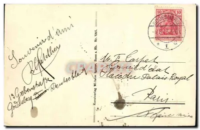 Bonn, St. Marien-Hospital no Venusberg — editor Kunstverlag Wilhelm Ippler, Bonn, n° 3265 — Verso