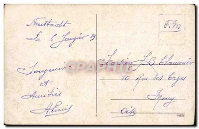 Neustadt an der Haardt — Realschule — wydawca nieznany, nr serii nieczytelny — Rewers