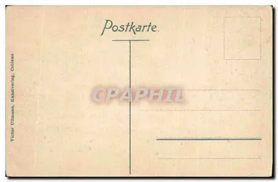Koblenz — Provinzialdenkmal Kaiser Wilhelm I. am Deutschen Eck — Victor Ullmann, Kunstverlag, Koblenz — Verso