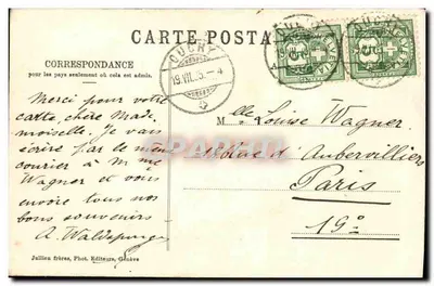 Ouchy — Hotel Beau Rivage — J.J. 28 F — Rewers