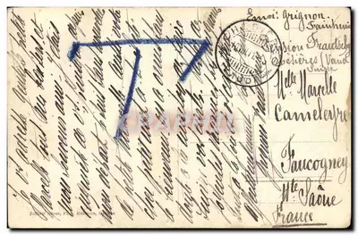Villars, Chesières and Mountains of Savoie — J. J. 7961 — Back