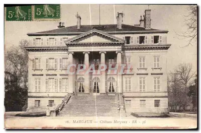 Bilhete postal antigo Château Margaux