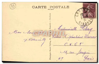 Saint-Médard-de-Guizières (Gironde) — De Vallei van het Molen van Pernot. M. D. — Achterkant