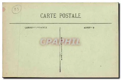 Bordeaux — As Alées de Tourny e o Cours du XXX-Juillet — BR-332 — Verso