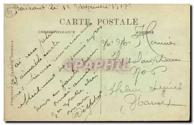 Bordeaux — La Tour Pey-Berland — C.B. n°112 — Verso