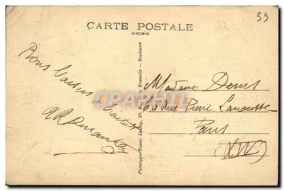 Lacanau (Gironde) — Sanatorium van Moutchic — M.D. — Achterkant
