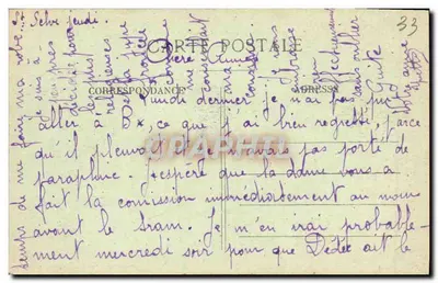 Saint-Selve (Gironde) — Castelo La Chapelle — n° 2386 — Verso
