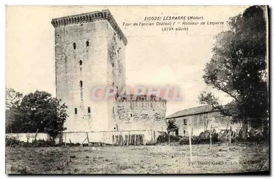 Lesparre (Médoc) — Torre do antigo castelo, Honneur de Lesparre (século XIV) — Henry Gaillot, Lib. Paris