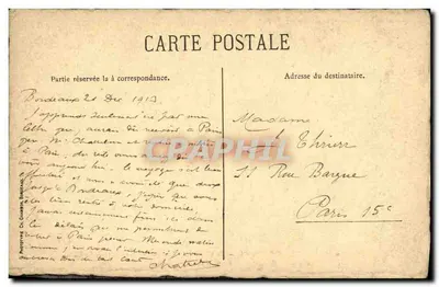 O Cabaré de Ramponneau — Museu de Bordeaux — C. C. — Verso
