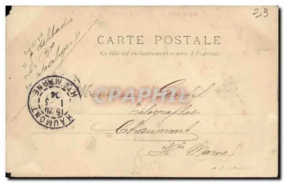 Bordeaux — 49. La Stazione dello Stato — Editore G. G. Allbadie — Verso